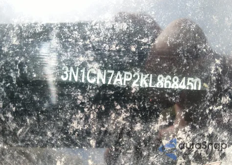 2019 Nissan Versa 1.6 Sv z USA, uszkodzony, nr VIN 3N1CN7AP2KL868450